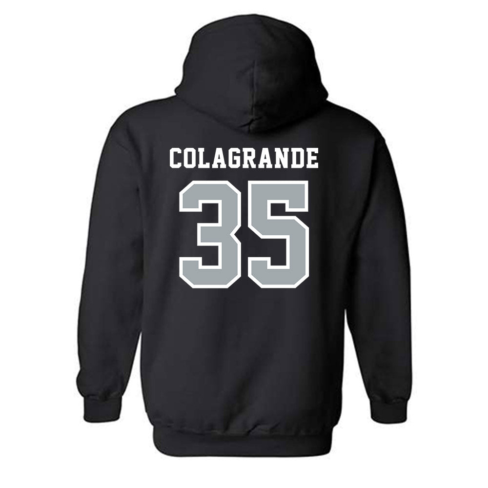Stony Brook - NCAA Baseball : Aidan Colagrande - Classic Shersey Hooded Sweatshirt-1