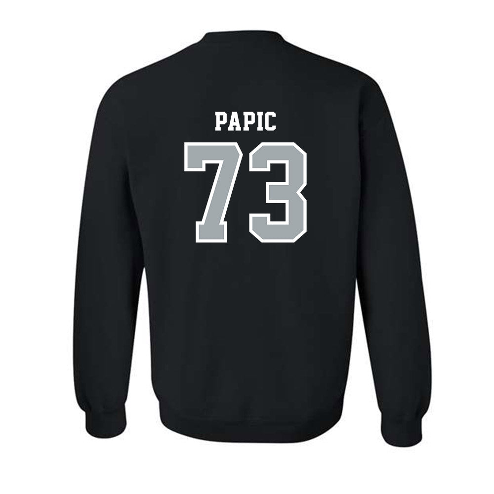 Stony Brook - NCAA Football : Niko Papic - Classic Shersey Crewneck Sweatshirt-1
