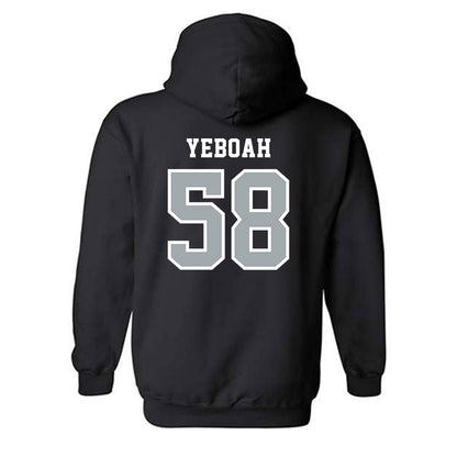 Stony Brook - NCAA Football : Kenneth Yeboah - Classic Shersey Hooded Sweatshirt-1