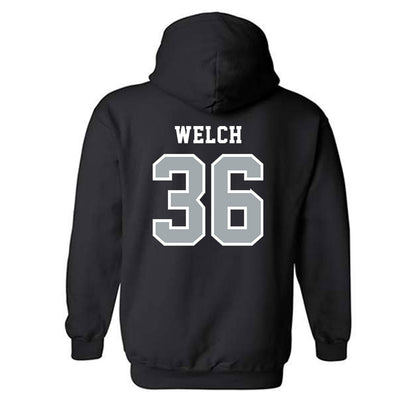 Stony Brook - NCAA Baseball : Jordan Welch - Classic Shersey Hooded Sweatshirt-1