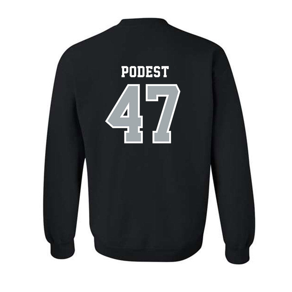 Stony Brook - NCAA Baseball : Jarek Podest - Classic Shersey Crewneck Sweatshirt-1