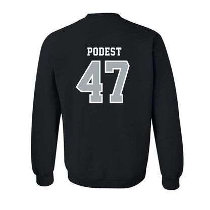 Stony Brook - NCAA Baseball : Jarek Podest - Classic Shersey Crewneck Sweatshirt-1