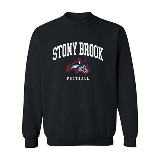 Stony Brook - NCAA Football : Khalid Bueno - Classic Shersey Crewneck Sweatshirt-0