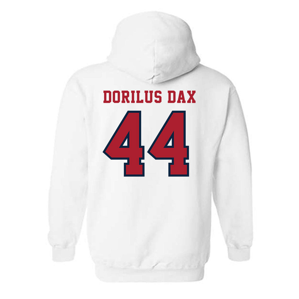 Stony Brook - NCAA Football : David Asher Dorilus Dax - Classic Shersey Hooded Sweatshirt-1