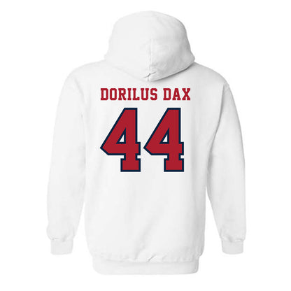 Stony Brook - NCAA Football : David Asher Dorilus Dax - Classic Shersey Hooded Sweatshirt-1
