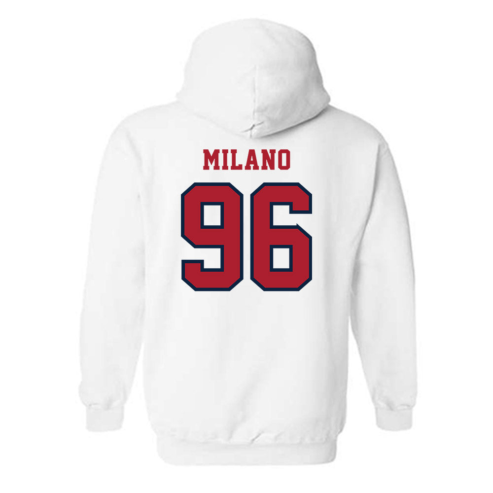 Stony Brook - NCAA Football : Franco Milano - Classic Shersey Hooded Sweatshirt-1