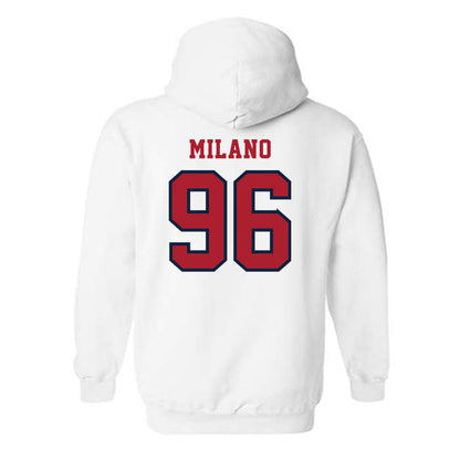 Stony Brook - NCAA Football : Franco Milano - Classic Shersey Hooded Sweatshirt-1