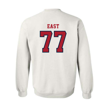 Stony Brook - NCAA Men's Lacrosse : Kyan East - Classic Shersey Crewneck Sweatshirt-1