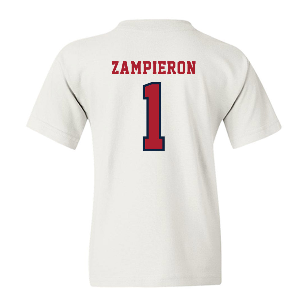 Stony Brook - NCAA Baseball : Nick Zampieron - Classic Shersey Youth T-Shirt-1