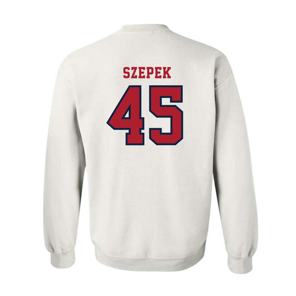 Stony Brook - NCAA Baseball : Luke Szepek - Classic Shersey Crewneck Sweatshirt-1