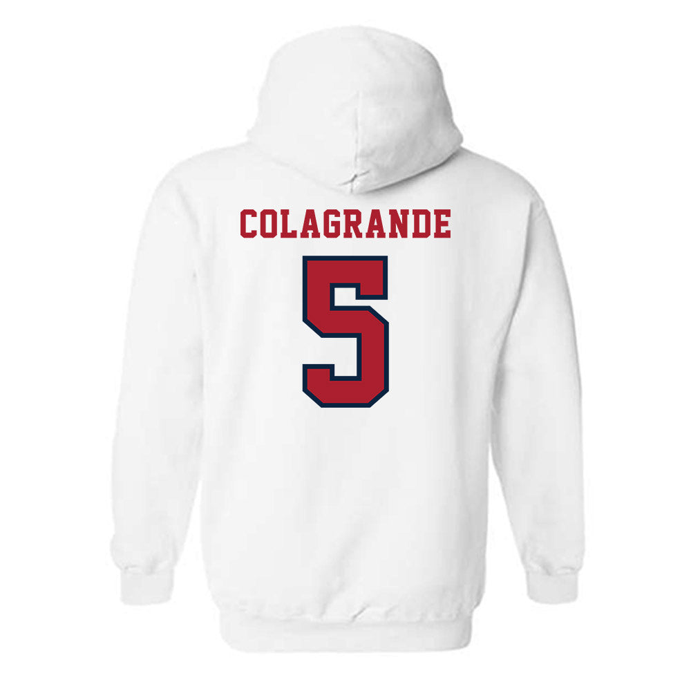 Stony Brook - NCAA Baseball : Hunter Colagrande - Classic Shersey Hooded Sweatshirt-1