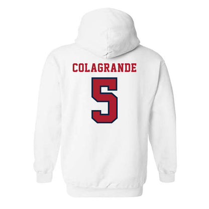 Stony Brook - NCAA Baseball : Hunter Colagrande - Classic Shersey Hooded Sweatshirt-1