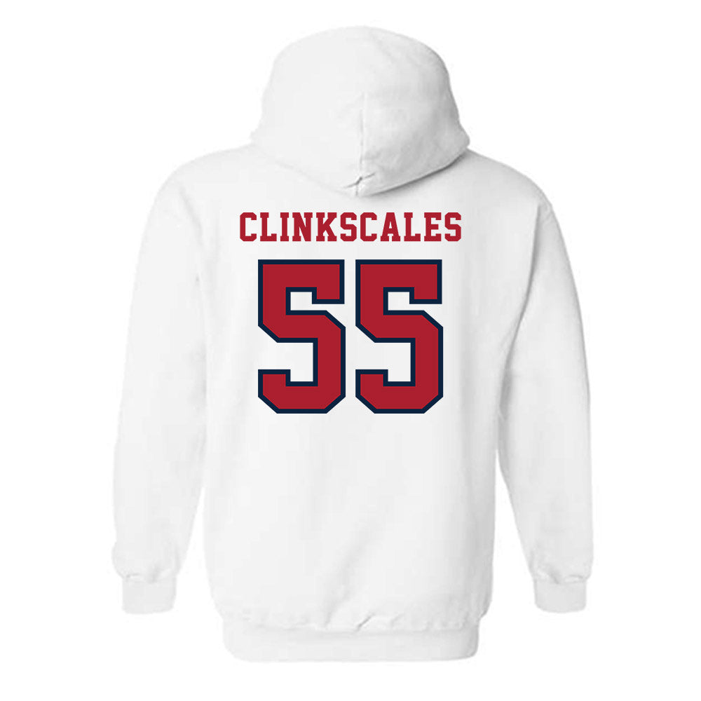 Stony Brook - NCAA Men's Lacrosse : Aiden Clinkscales - Classic Shersey Hooded Sweatshirt-1