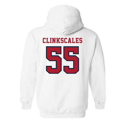 Stony Brook - NCAA Men's Lacrosse : Aiden Clinkscales - Classic Shersey Hooded Sweatshirt-1