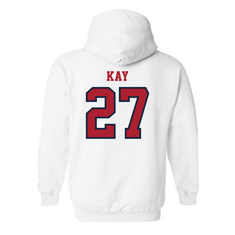 Stony Brook - NCAA Baseball : Evan Kay - Classic Shersey Hooded Sweatshirt-1