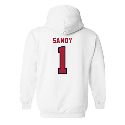 Stony Brook - NCAA Men's Soccer : Rushon Sandy - Classic Shersey Hooded Sweatshirt-1