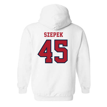 Stony Brook - NCAA Baseball : Luke Szepek - Classic Shersey Hooded Sweatshirt-1
