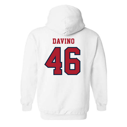 Stony Brook - NCAA Baseball : Brett davino - Classic Shersey Hooded Sweatshirt-1