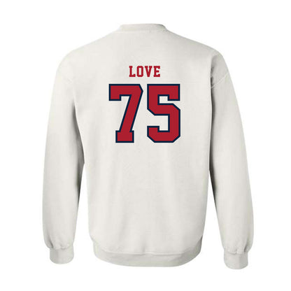 Stony Brook - NCAA Football : Lucas Love - Classic Shersey Crewneck Sweatshirt-1