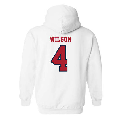 Stony Brook - NCAA Men's Soccer : Nicholas Wilson - Classic Shersey Hooded Sweatshirt-1
