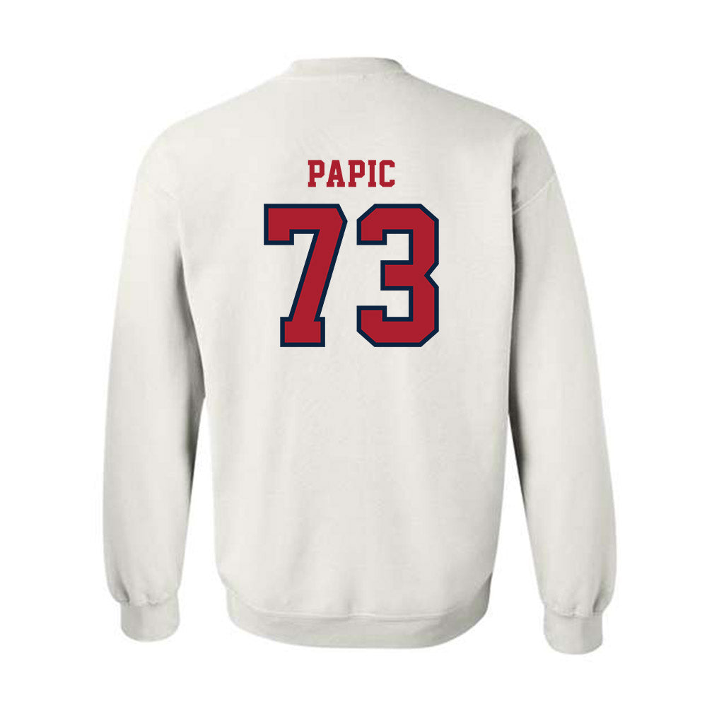 Stony Brook - NCAA Football : Niko Papic - Classic Shersey Crewneck Sweatshirt-1