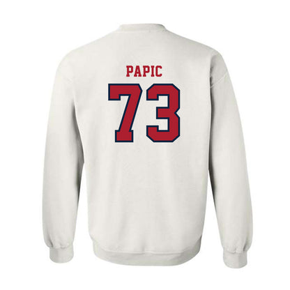 Stony Brook - NCAA Football : Niko Papic - Classic Shersey Crewneck Sweatshirt-1