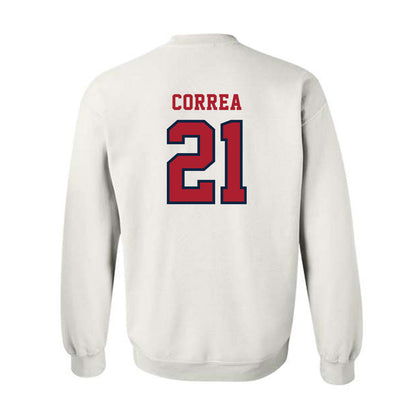 Stony Brook - NCAA Men's Lacrosse : Gary Correa - Classic Shersey Crewneck Sweatshirt-1