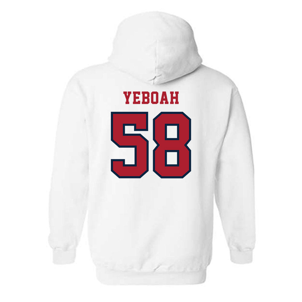 Stony Brook - NCAA Football : Kenneth Yeboah - Classic Shersey Hooded Sweatshirt-1