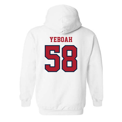 Stony Brook - NCAA Football : Kenneth Yeboah - Classic Shersey Hooded Sweatshirt-1