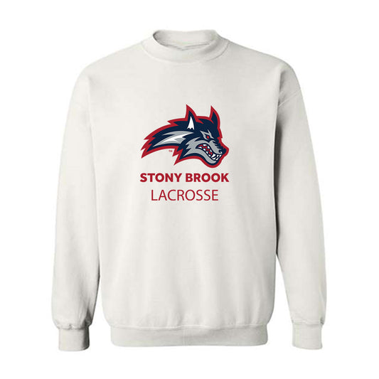 Stony Brook - NCAA Men's Lacrosse : Kyan East - Classic Shersey Crewneck Sweatshirt-0