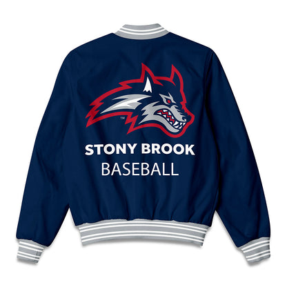 Stony Brook - NCAA Baseball : Nick Rizzo - Bomber Jacket-1