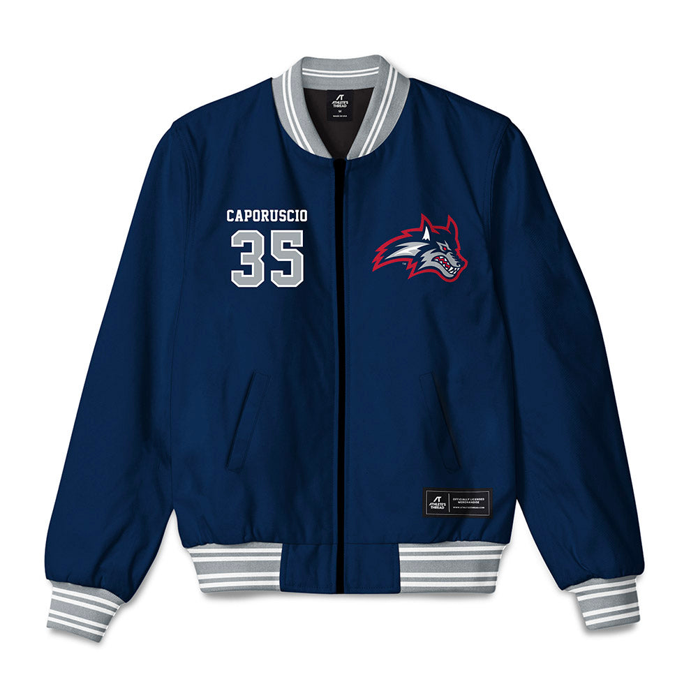 Stony Brook - NCAA Women's Lacrosse : Isabella Caporuscio - Bomber Jacket-0