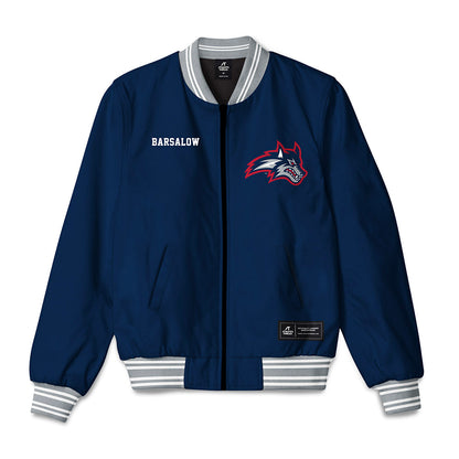 Stony Brook - NCAA Women's Cross Country : Logan Barsalow - Bomber Jacket-0