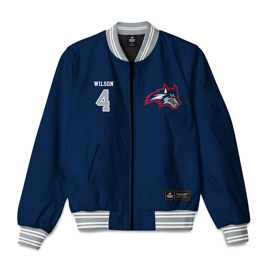 Stony Brook - NCAA Men's Soccer : Nicholas Wilson - Bomber Jacket-0