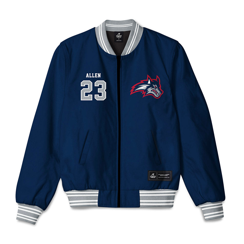 Stony Brook - NCAA Football : Jayson Allen - Bomber Jacket-0