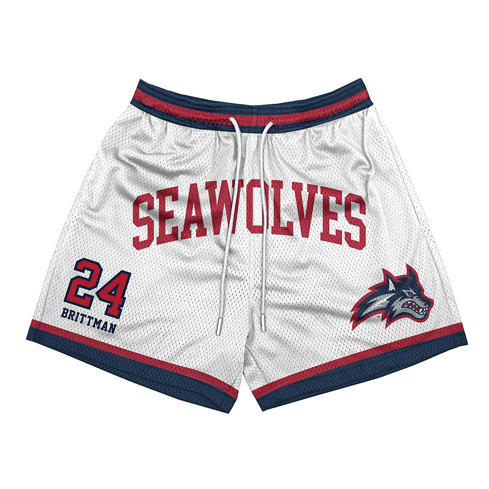 Stony Brook - NCAA Men's Lacrosse : Zach Brittman - Shorts-0