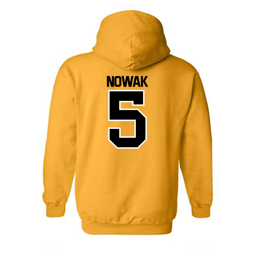 NKU - NCAA Baseball : Mark Nowak - Classic Shersey Hooded Sweatshirt-1