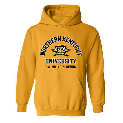 NKU - NCAA Men's Swimming & Diving : Frank Runge - Classic Shersey Hooded Sweatshirt-0