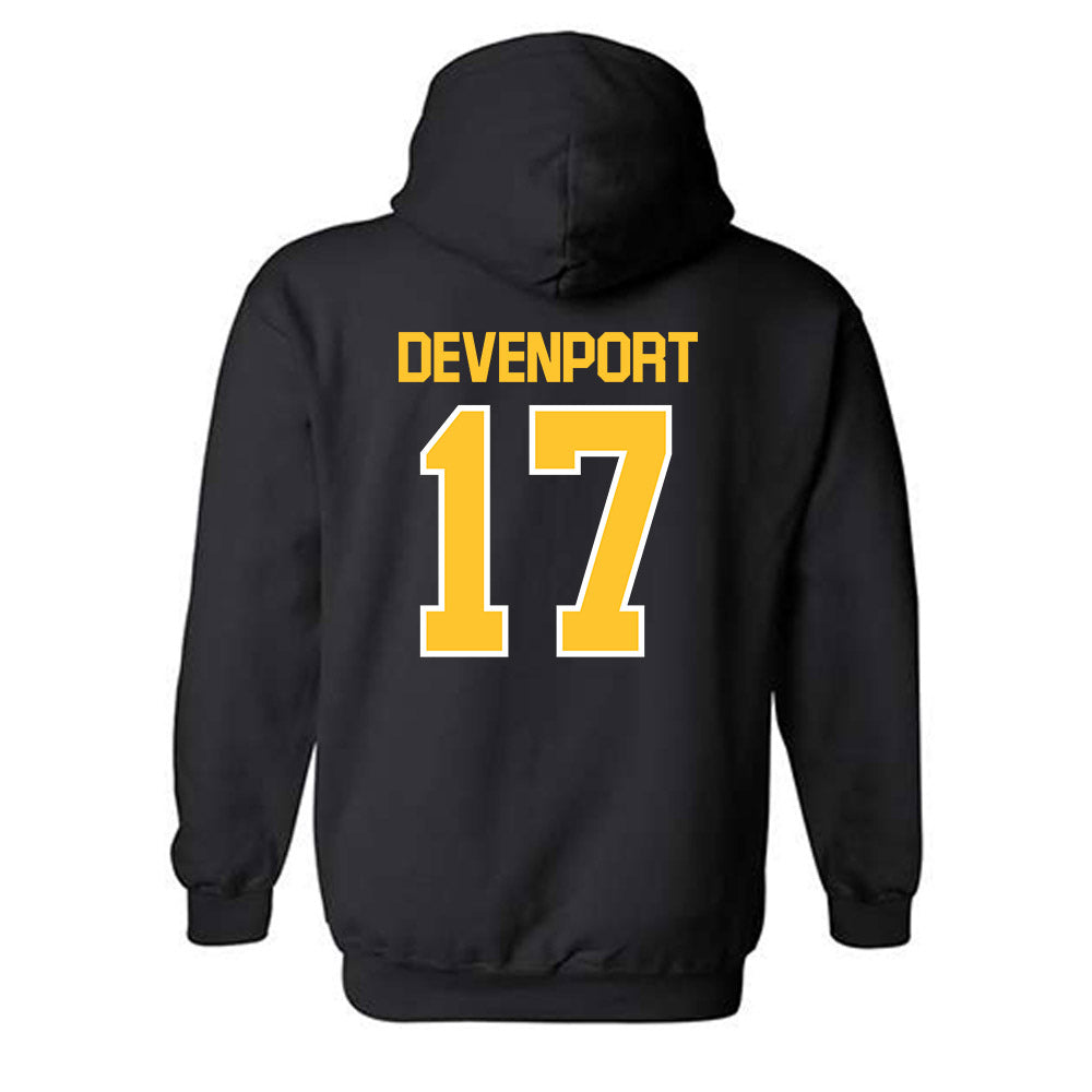 NKU - NCAA Baseball : Logen Devenport - Classic Shersey Hooded Sweatshirt-1