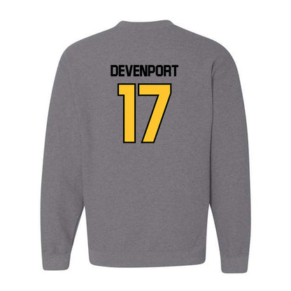 NKU - NCAA Baseball : Logen Devenport - Classic Shersey Crewneck Sweatshirt-1