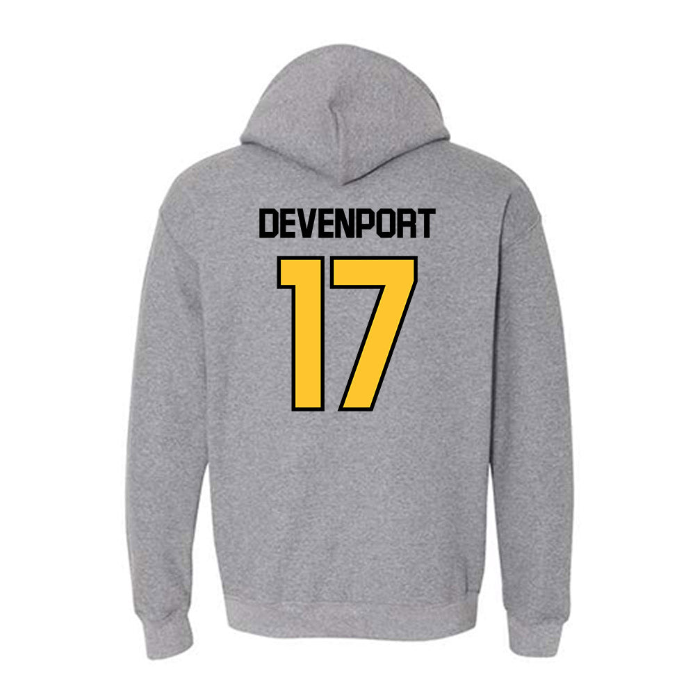 NKU - NCAA Baseball : Logen Devenport - Classic Shersey Hooded Sweatshirt-1