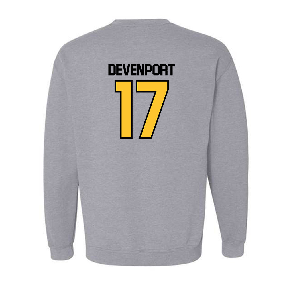 NKU - NCAA Baseball : Logen Devenport - Classic Shersey Crewneck Sweatshirt-1