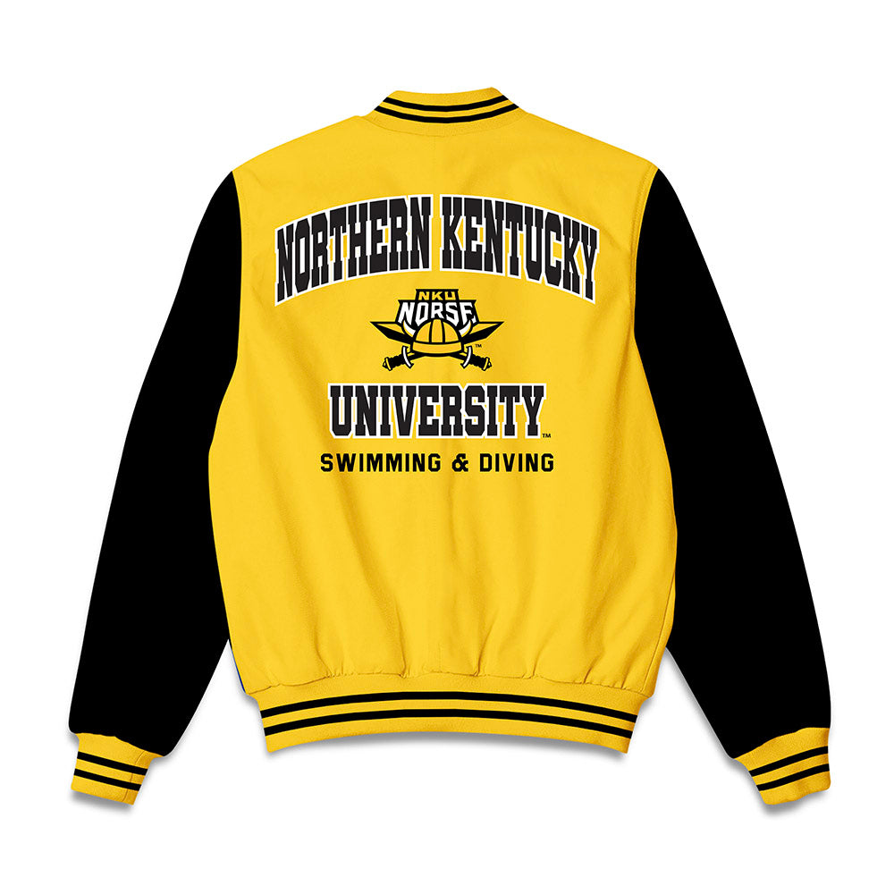 NKU - NCAA Men's Swimming & Diving : Tyler Cukovecki - Bomber Jacket-1