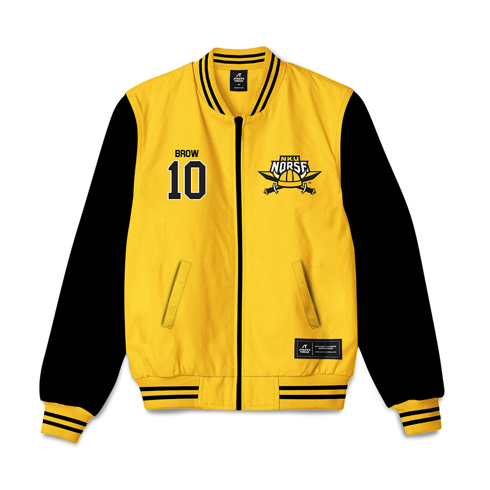 NKU - NCAA Softball : Mack Brow - Bomber Jacket-0