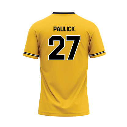 NKU - NCAA Baseball : Jake Paulick - Gold Baseball Jersey-1
