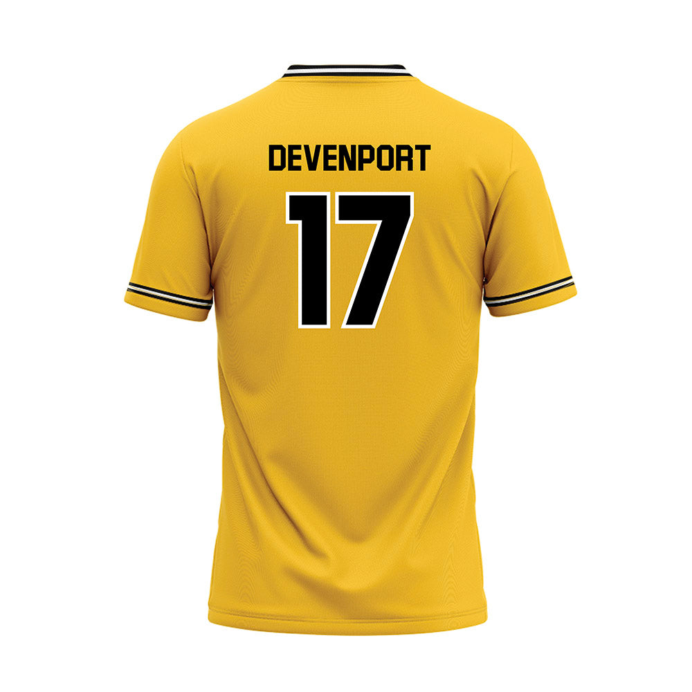 NKU - NCAA Baseball : Logen Devenport - Gold Baseball Jersey-1