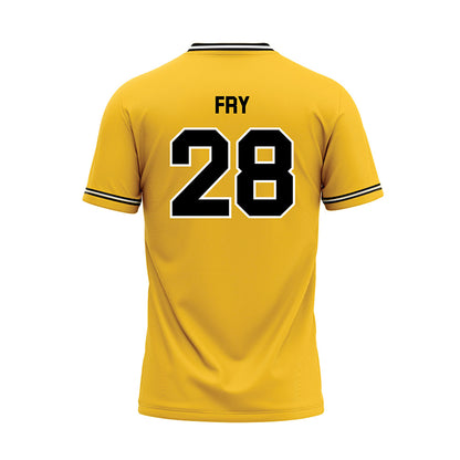 NKU - NCAA Baseball : Evan Fry - Gold Baseball Jersey-1