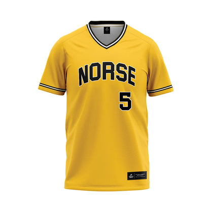 NKU - NCAA Baseball : Mark Nowak - Gold Baseball Jersey-0