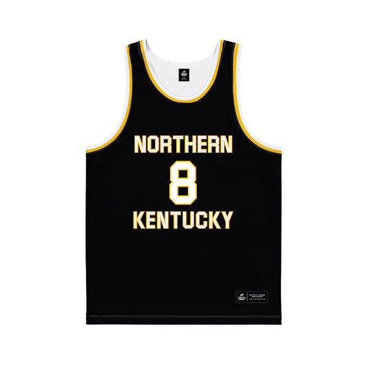 NKU - NCAA Men's Basketball : Donovan Oday - Black Basketball Jersey-0
