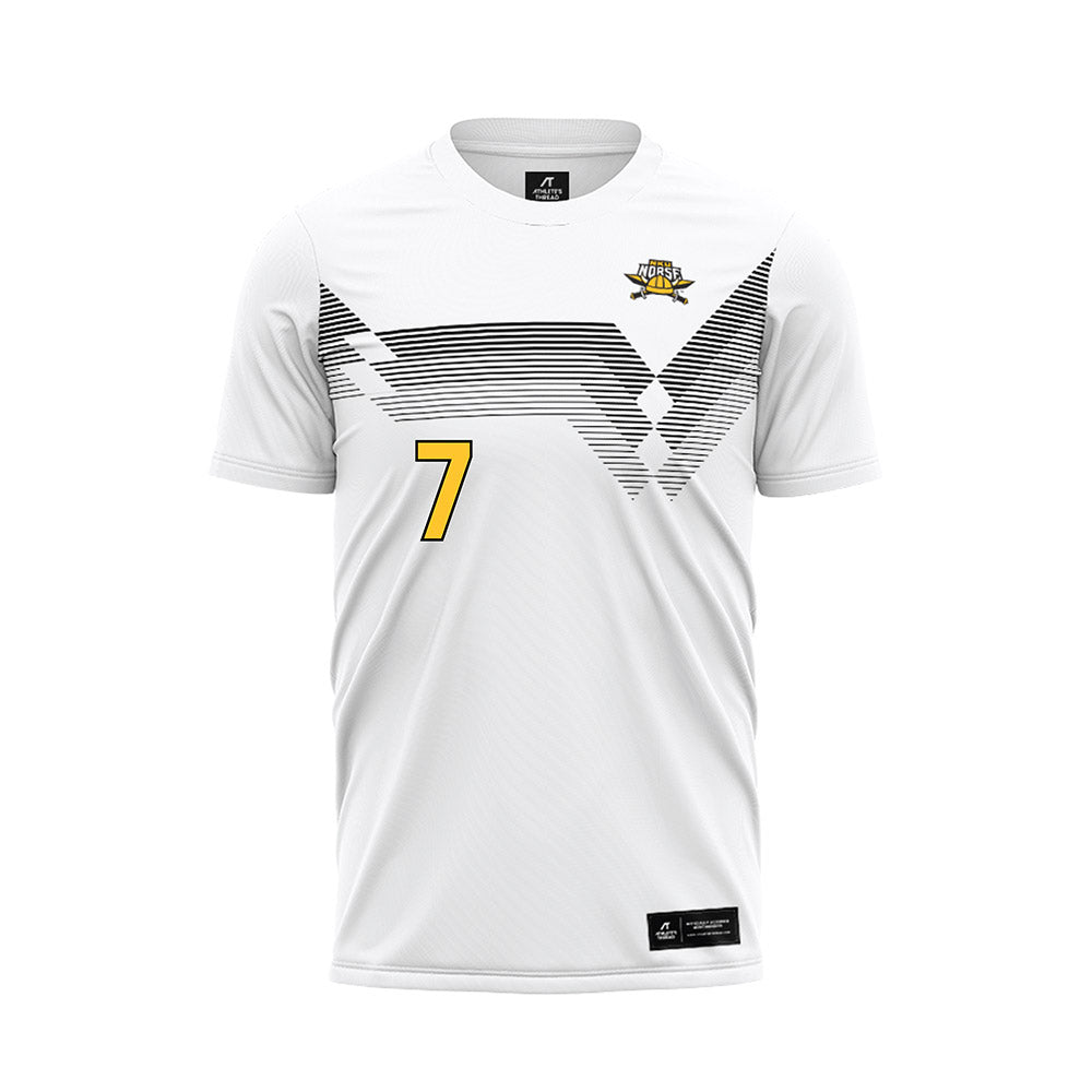 NKU - NCAA Men's Soccer : Ali Taleb - White Soccer Jersey-0